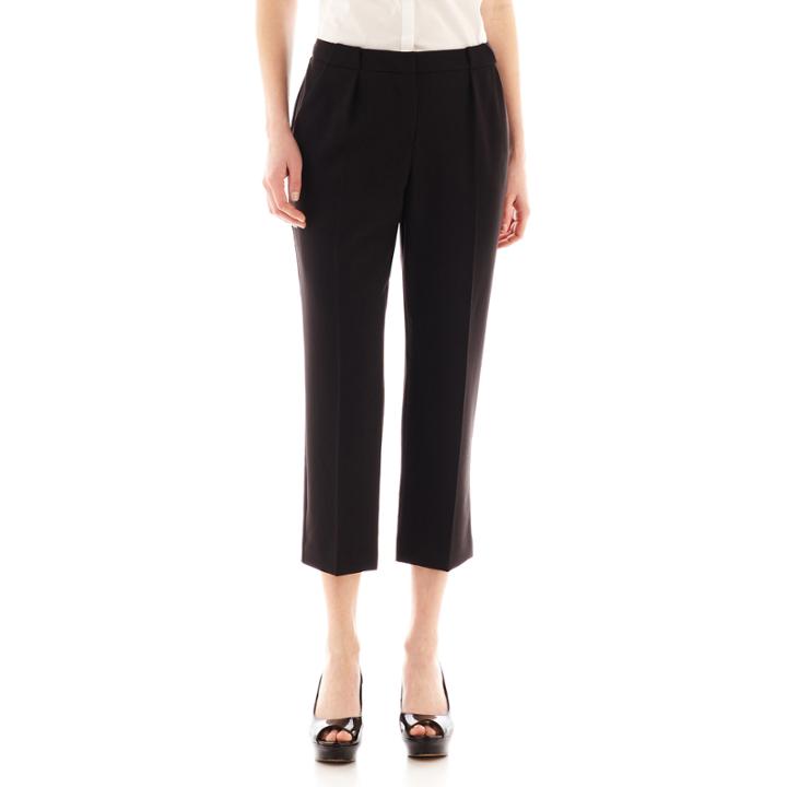 Worthington Pleated Cropped Pants