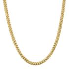 14k Gold Solid Curb 20 Inch Chain Necklace