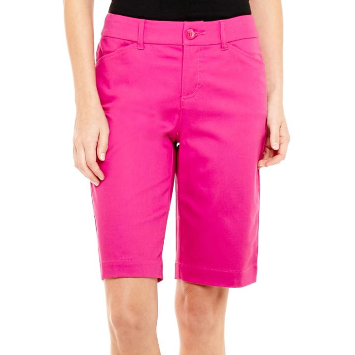 St. John's Bay Secretly Slender Bermuda Shorts
