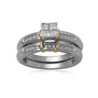 1/3 Ct. T.w. Diamond 10k Two-tone Engagement Ring