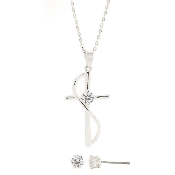 Sparkle Allure Cubic Zirconia Pendant Necklace