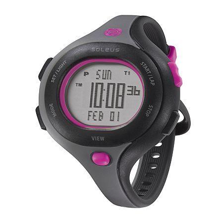 Soleus Womens Chicked 30-lap Gray Strap Sport Watch