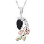 Black Onyx Sterling Silver Pendant