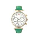 Olivia Pratt Womens Green Strap Watch-16557