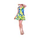 White Mark Celica Sleeveless Floral Sheath Dress