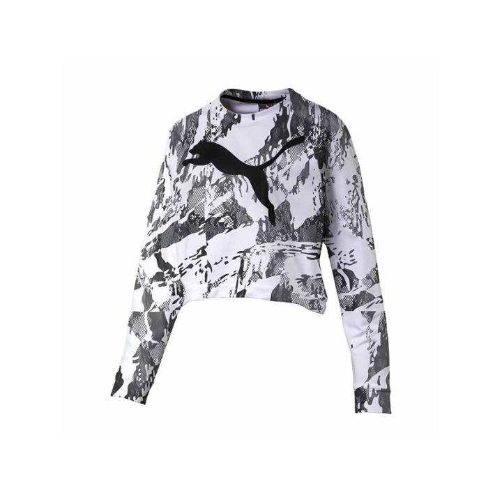 Puma Graphic Cropped Sweatshirt