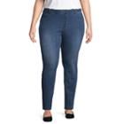 St. John's Bay Pull On Slim Leg Denim-plus