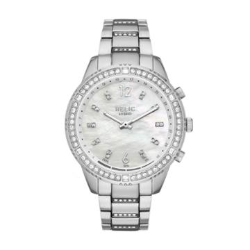 Relic Connected Eliza Womens Silver Tone Smart Watch-zrt1000
