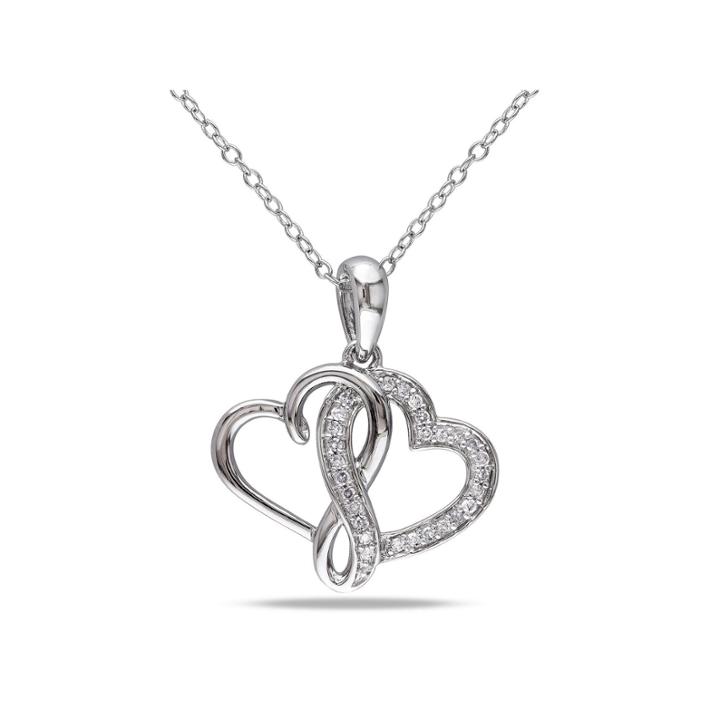 1/7 Ct. T.w. White Diamond Pendant Necklace