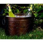 St. Croix Trading Kindwer Antiqued Vine Oval Tub 19x12