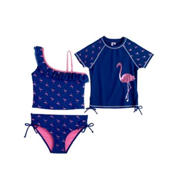 Limited Too Solid Rash Guard Set