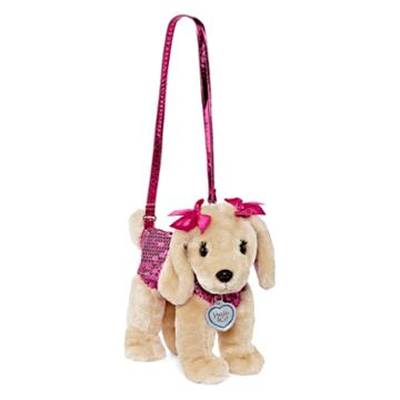 Poochie & Co. Fuchsia Sequin Lab Purse