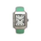 Olivia Pratt Womens Green Bangle Watch-15773