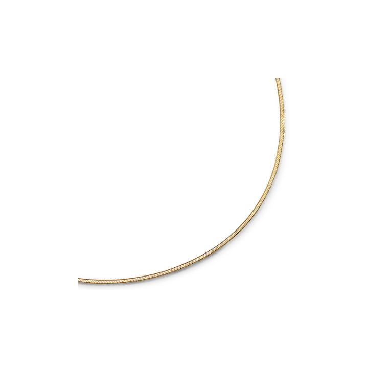 18-24 1.5mm Snake Chain 18k Over Sterling