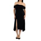 24/7 Comfort Apparel Star Sweep Maxi Dress-plus