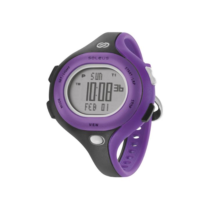 Soleus Chicked Womens Black Digital Running Watch