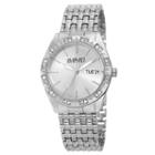 August Steiner Womens Silver Tone Strap Watch-as-8177ss