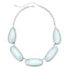 Mixit Blue Faceted Collar Necklace