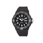 Casio Mens Black Resin Strap Diver Sport Watch Mrw200h-1bv