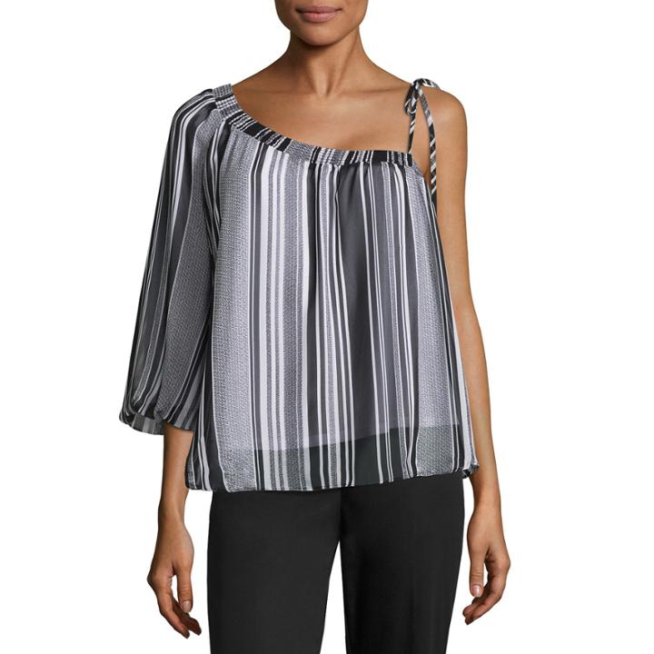 Worthington One Shoulder Blouse