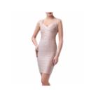 Phistic Women's Crisscross Shimmer Bandage Dress