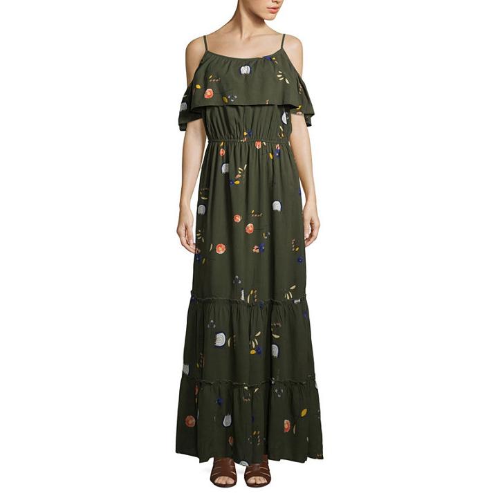 A.n.a Tiered Cold Shoulder Maxi - Tall
