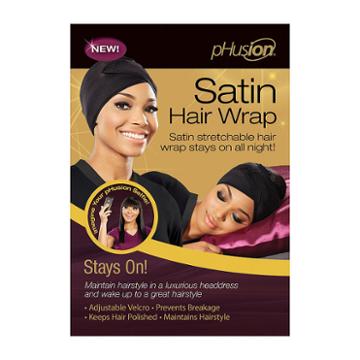 Phusion Luxury Wrap Black Mc Hair Wrap