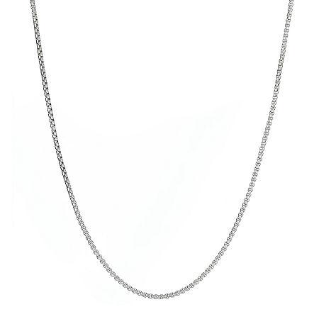 Mens Stainless Steel Box Chain Necklace