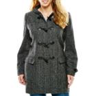 Liz Claiborne Wool-blend Toggle Coat - Tall