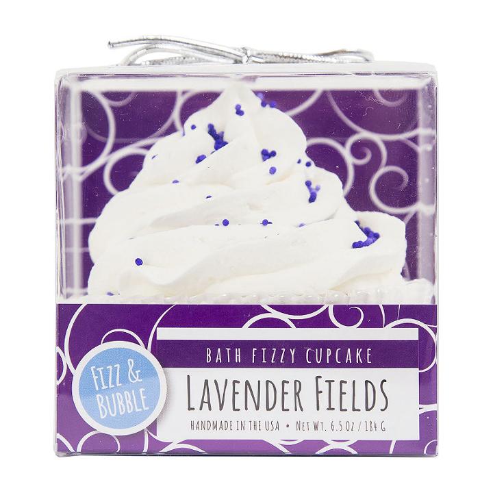 Fizz & Bubble Cupcake Bath Bomb - Lavender Fields