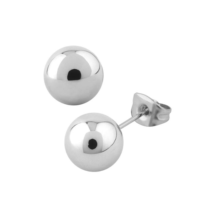 Stainless Steel Ball 6mm Stud Earrings