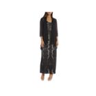 R & M Richards Placement Lace Panel Jacket Dress