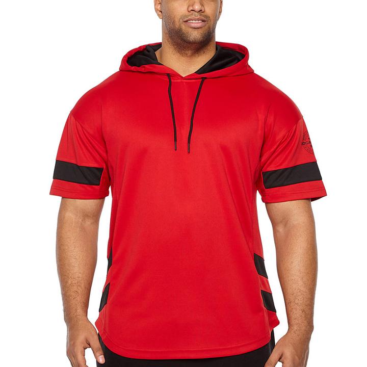 Rocawear Short Sleeve Mesh Hoodie-big And Tall