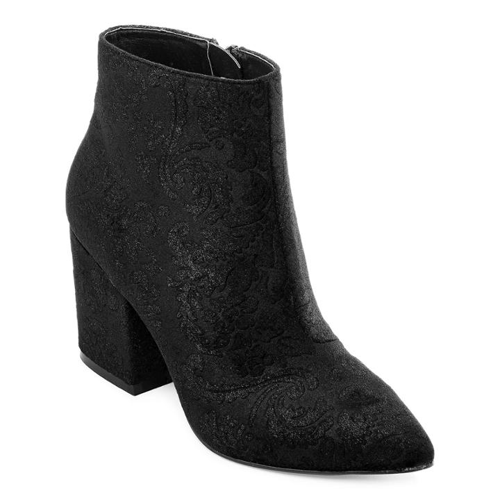 First Love By Penny Loves Kenny Pointed-toe Wedge Ankle Boots