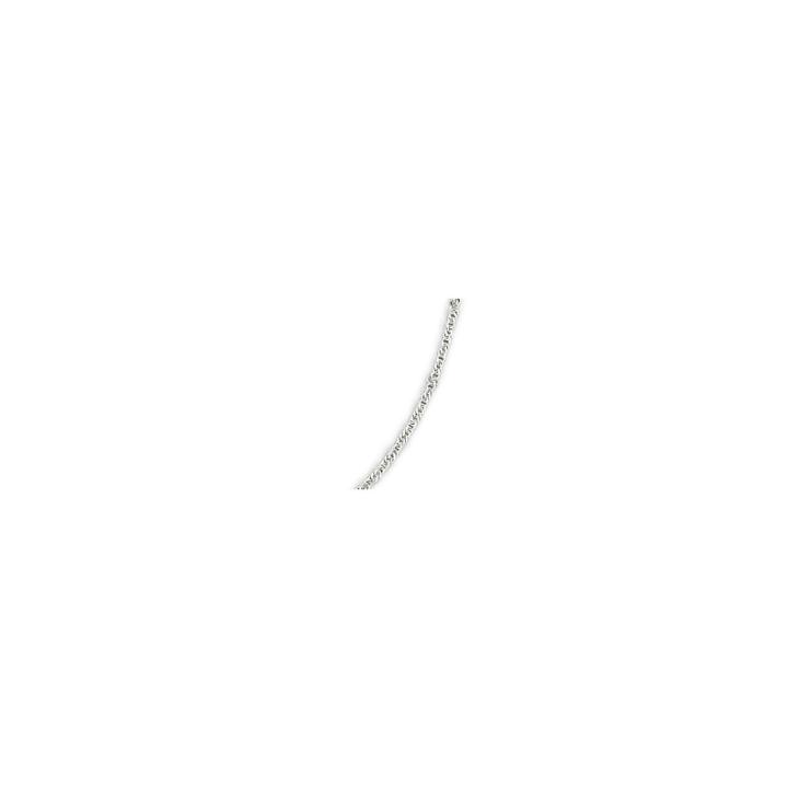 14k White Gold 20-24 Singapore Chain Necklace