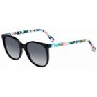 Fendi Sunglasses Ff0172/s / Frame: Black Multicolor Lens: Grey Gradient