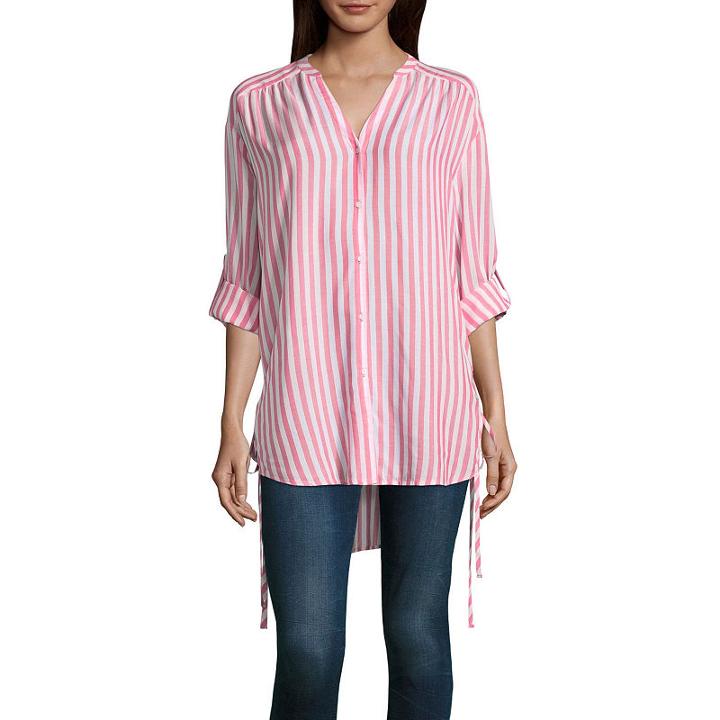 Ana Side Lace Up Shirt- Talls