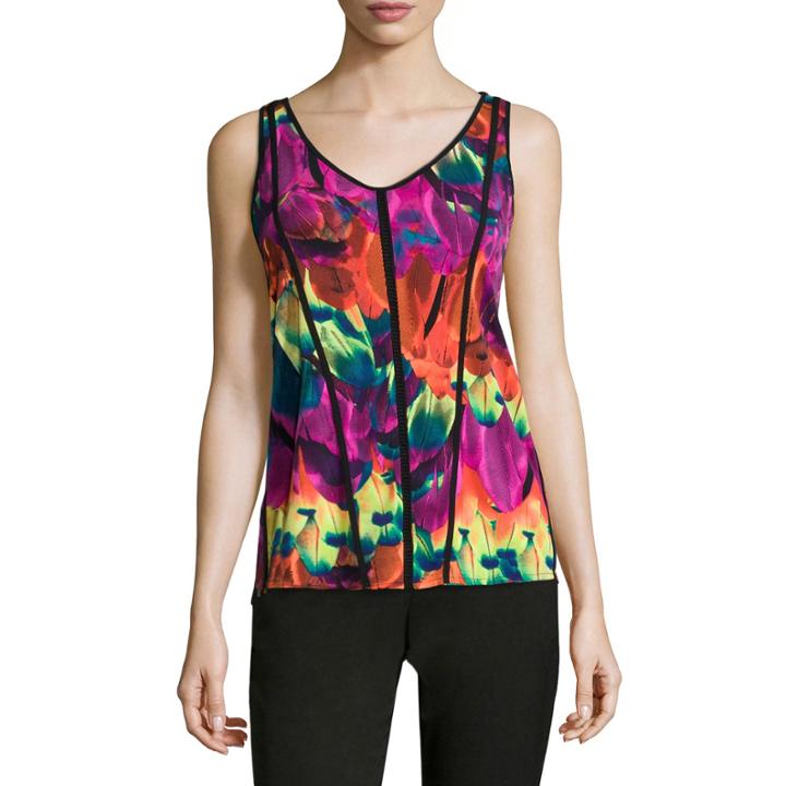 Worthington Blocked Tank Top