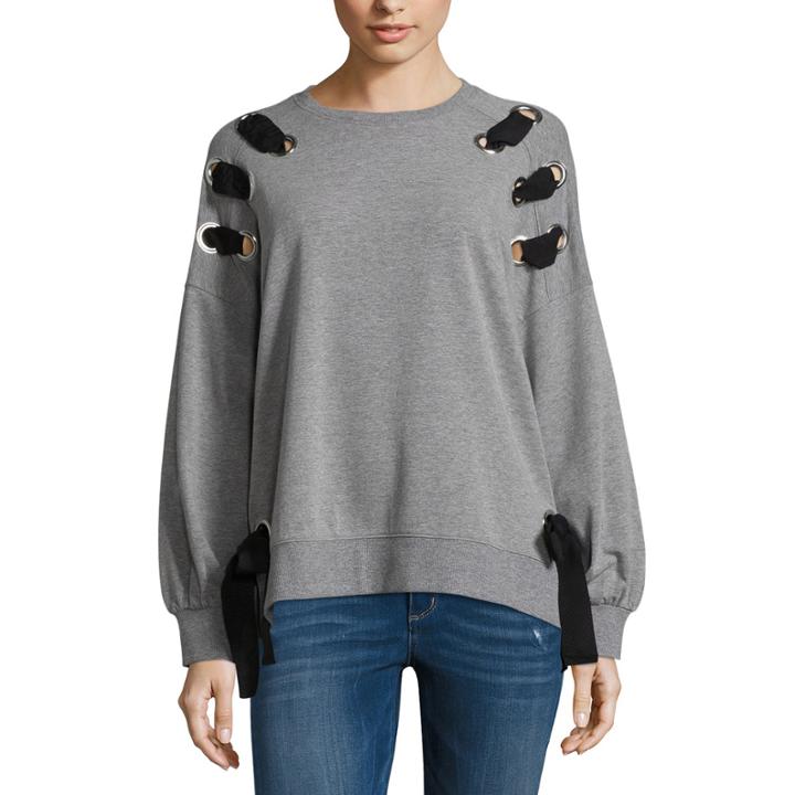 Project Runway Grommet Raglan Sweatshirt