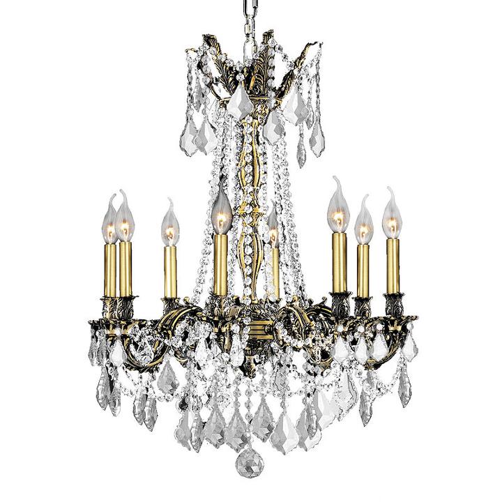 Windsor Collection 8 Light Clear Crystal Chandelier