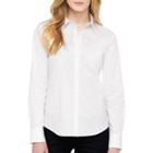 Liz Claiborne Long-sleeve Button-front Shirt - Tall