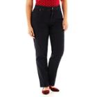 Liz Claiborne 5-pocket Slim-leg Jeans - Plus