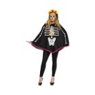 Day Of The Dead Adult Poncho Costume