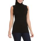 Harve Benard Sleeveless Turtleneck Sweater