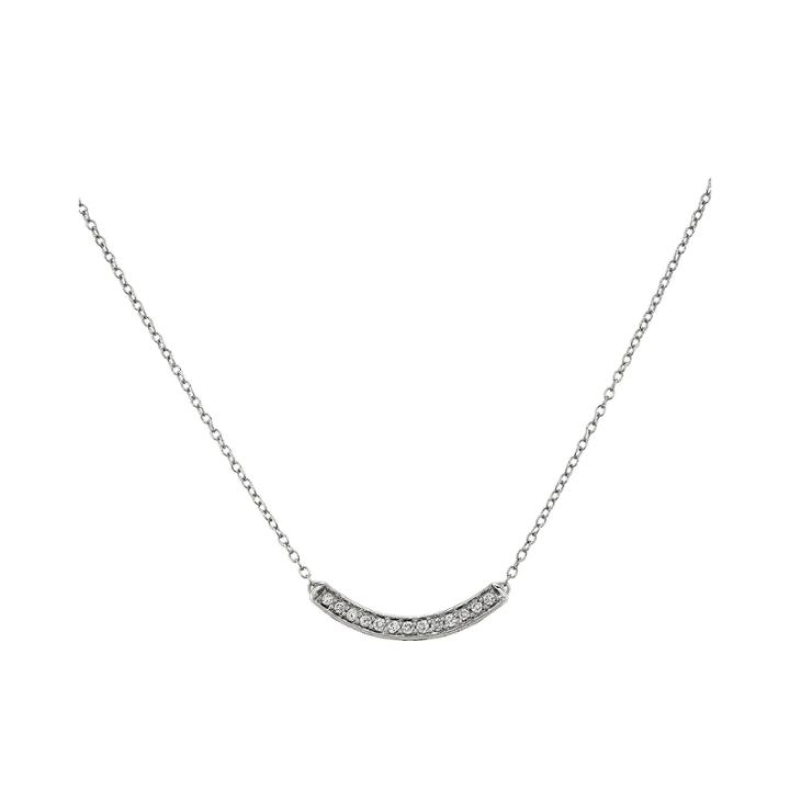 1/6 Ct. T.w. Diamond 14k White Gold Pendant Necklace