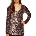 I Jeans By Buffalo Long-sleeve Print Top