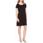 St. John's Bay Short Sleeve Cold Shoulder A-line Dress