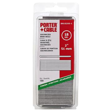 Porter Cable Pbn18200-1 2 18 Gauge Brad Nails 1000 Count