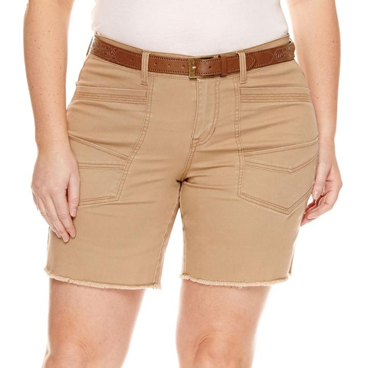 Union Bay Midi Shorts-juniors Plus