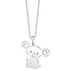Footnotes Koala Womens Sterling Silver Pendant Necklace